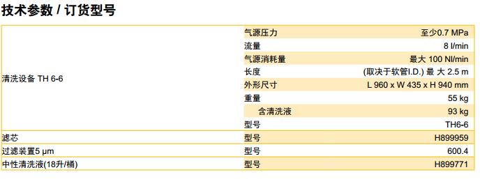 Parker派克膠管總成清洗設(shè)備 技術(shù)參數(shù) Parker派克膠管總成清洗設(shè)備 技術(shù)參數(shù)